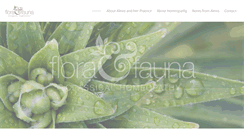 Desktop Screenshot of florafaunahomeopathy.com